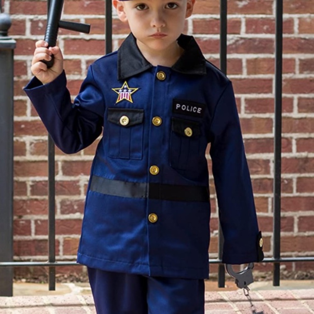 NWOT Relibeauty Kids Navy Police Jacket, Size 150 (US 12)